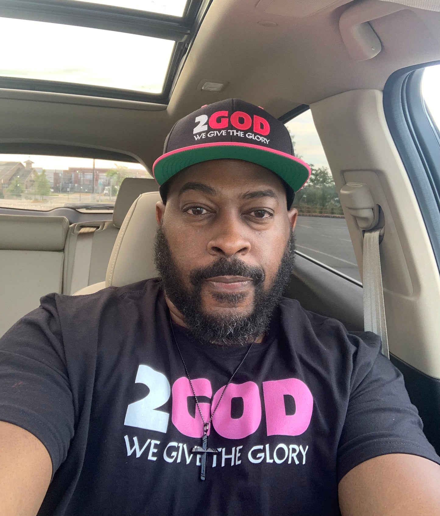 2GOD Short Sleeve T-Shirt BLK/PINK