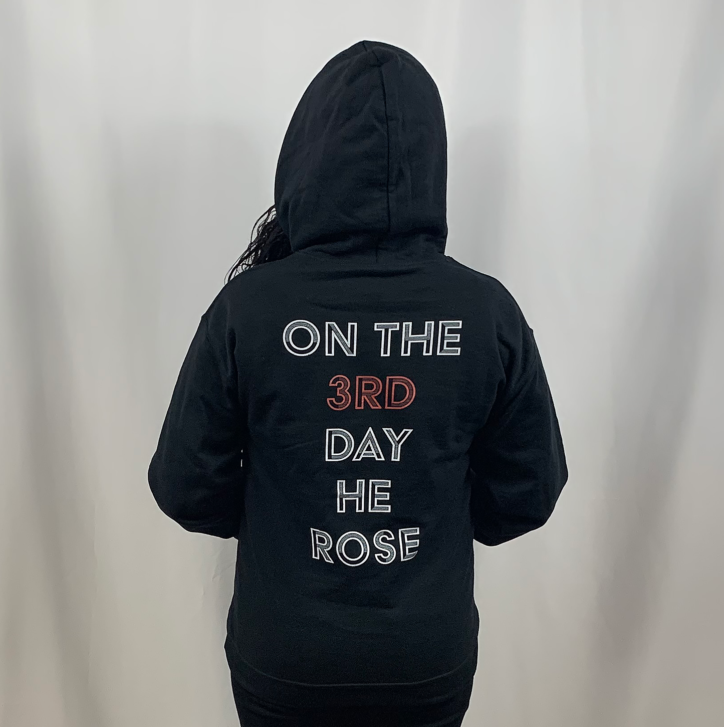 RISEN3 Unisex Hoodie BLACK