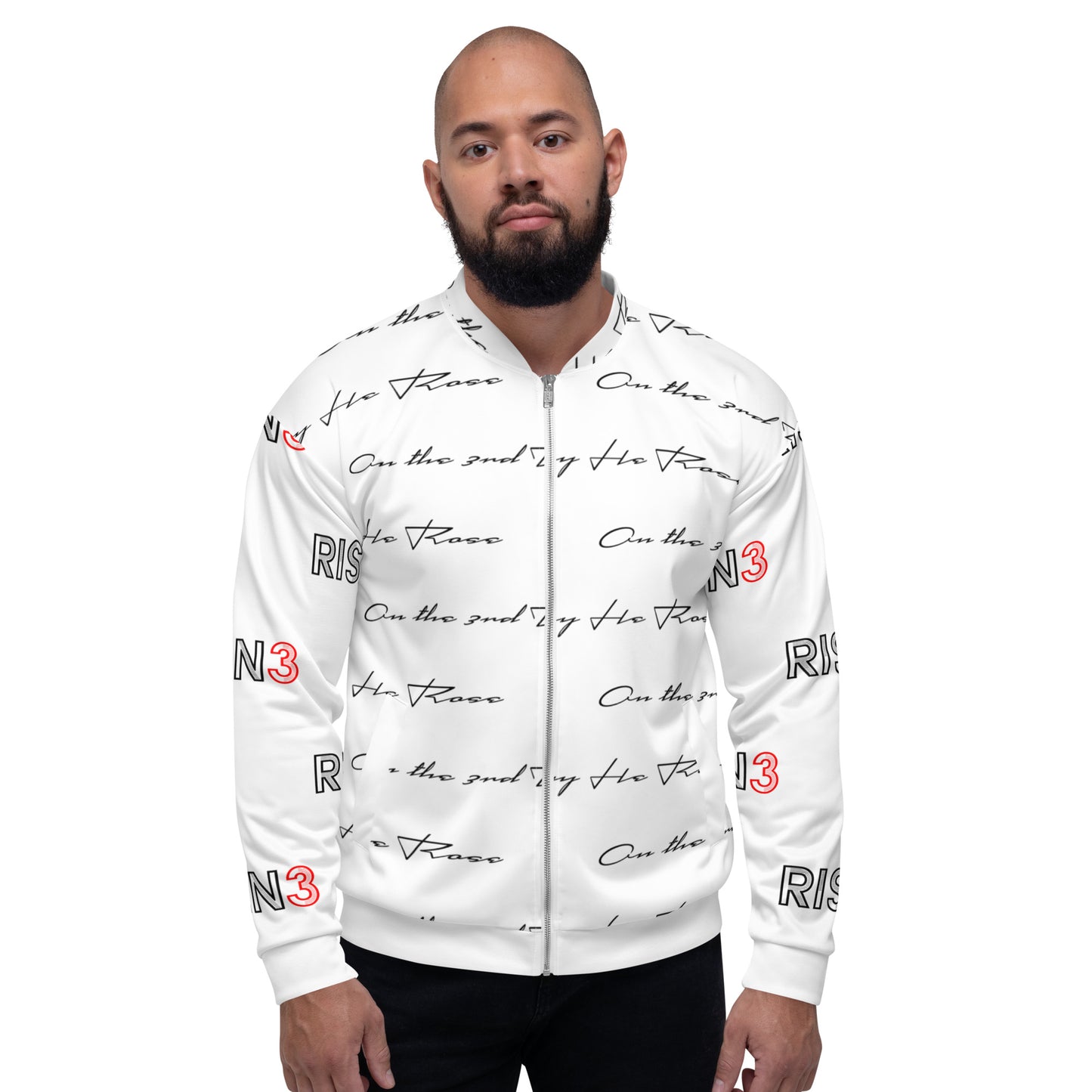 RISEN3 Unisex Bomber Jacket