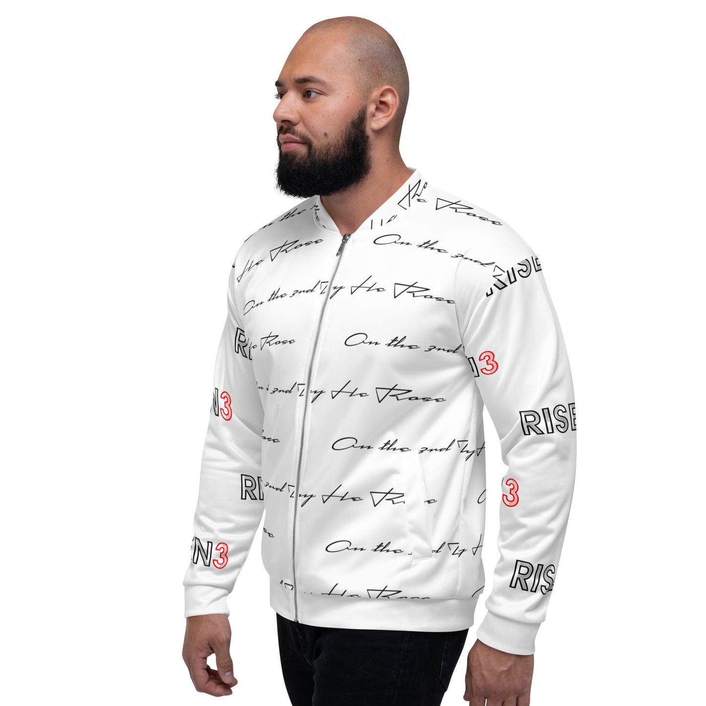 RISEN3 Unisex Bomber Jacket