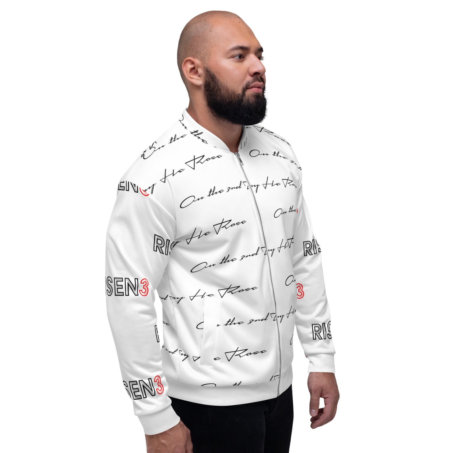 RISEN3 Unisex Bomber Jacket