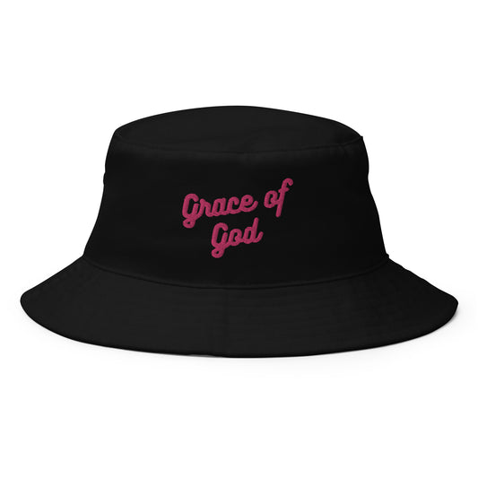 Grace of God Bucket Hat - BLK/PINK