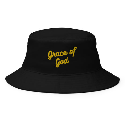 Grace of God Bucket Hat - BLK/GOLD