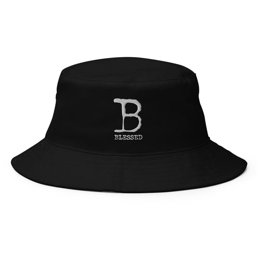 "Truly Blessed" Bucket Hat - BLK/WHITE