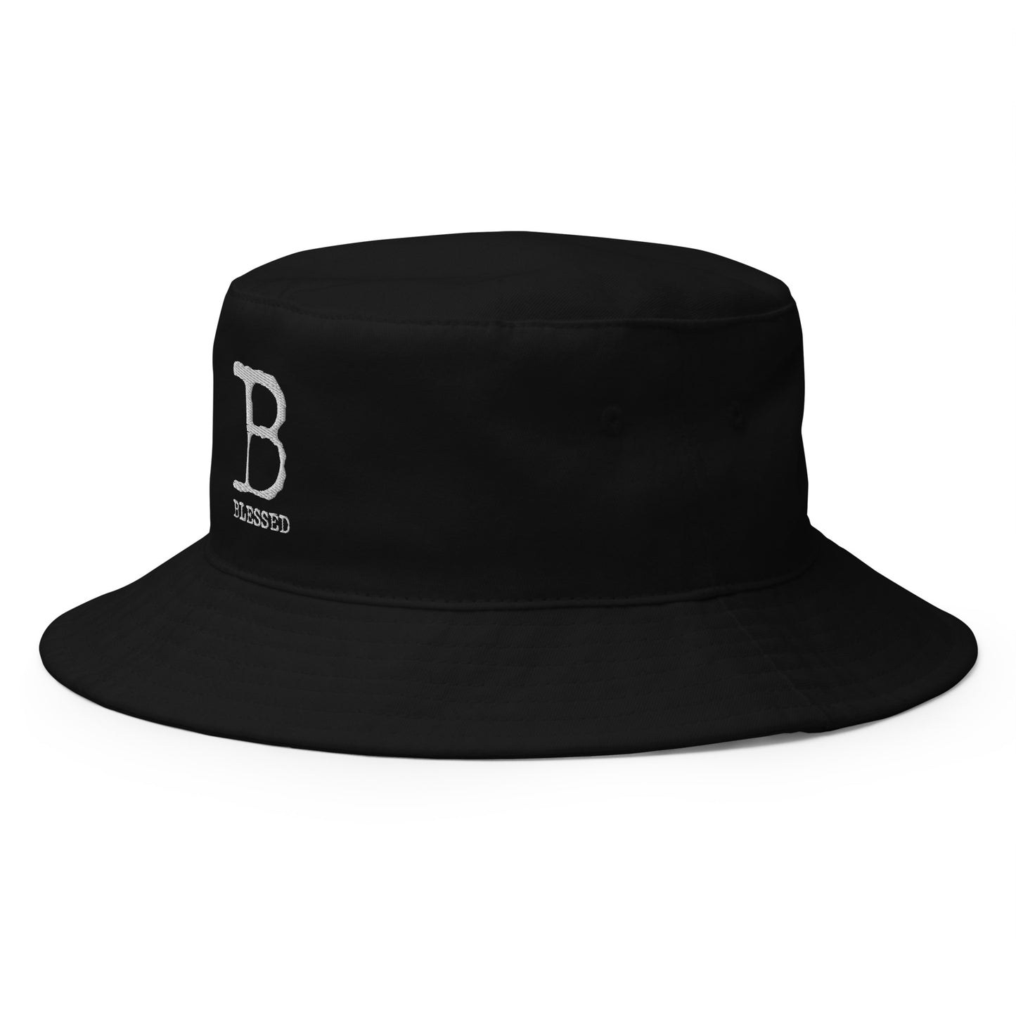 "Truly Blessed" Bucket Hat - BLK/WHITE