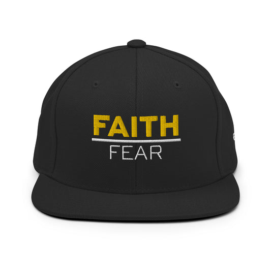 FAITH over Fear Hat - BLK/GOLD