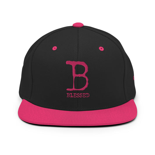 "Truly Blessed" Hat - BLK/PINK