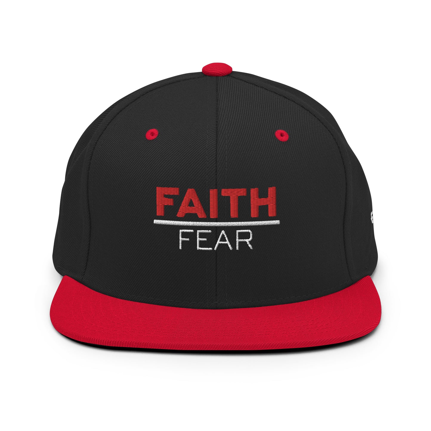 FAITH over Fear Hat - BLK/RED