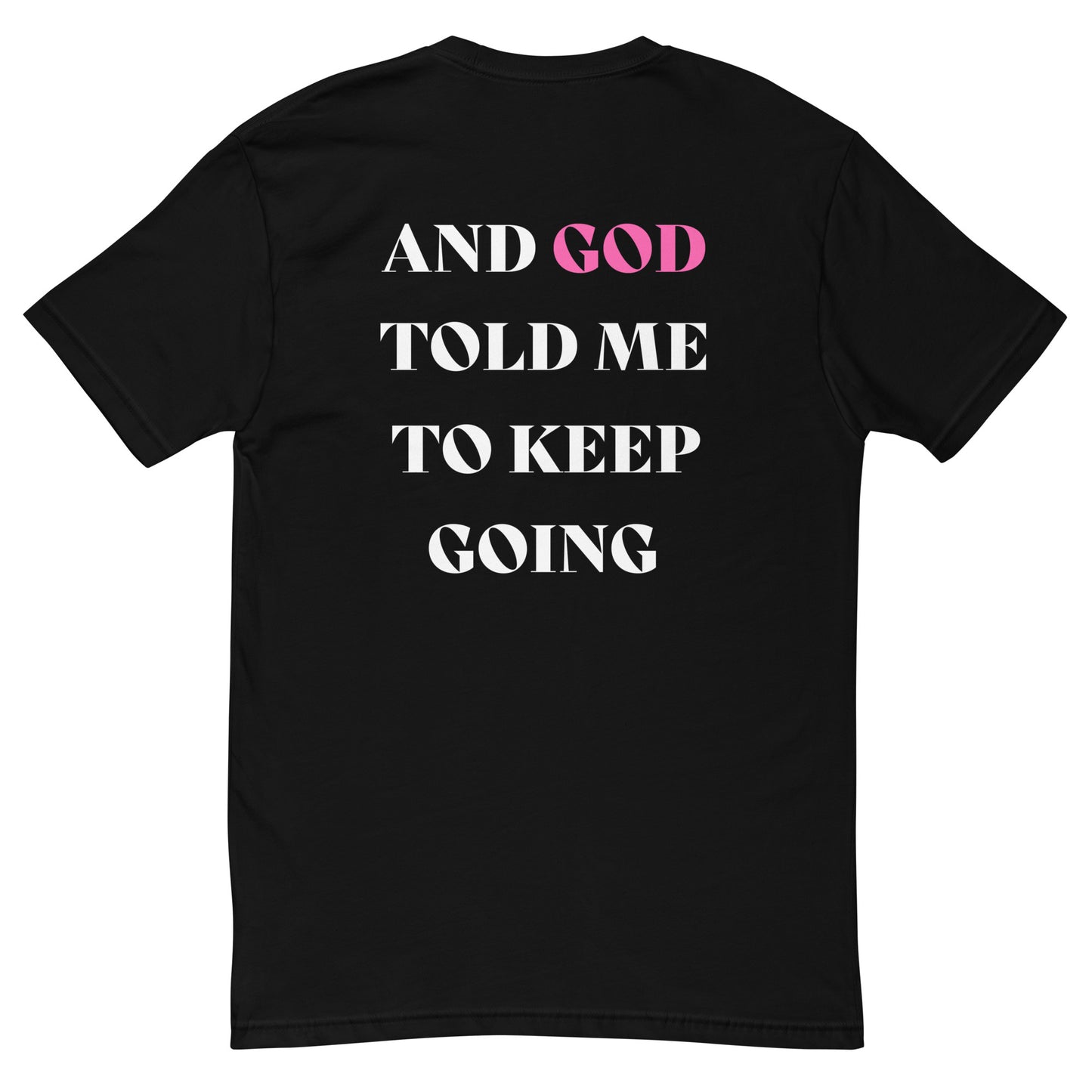 I PRAY'D ABOUT IT Unisex T-Shirt BLK/PINK