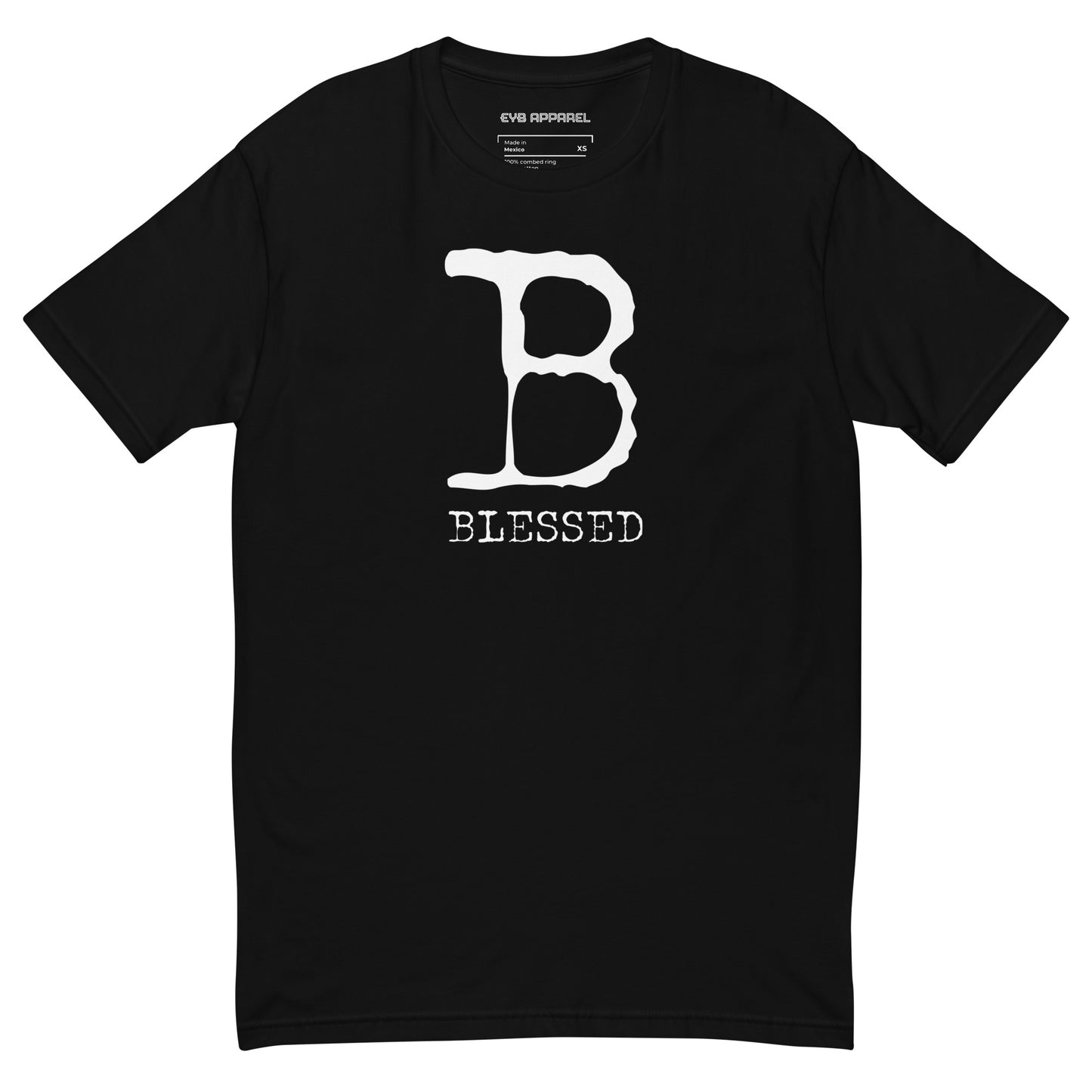 "Truly Blessed" Short-Sleeve Unisex T-Shirt BLK/WHITE