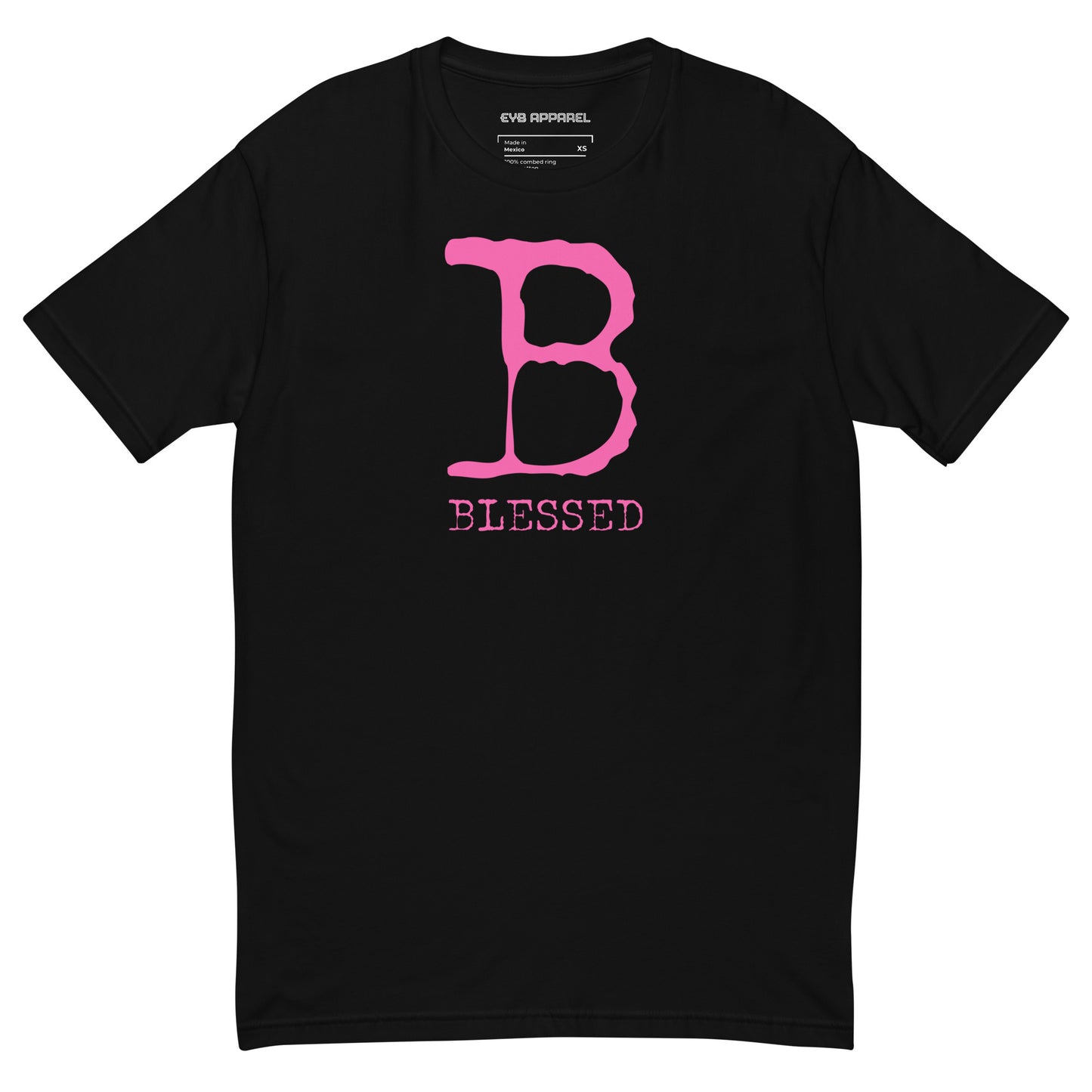 "Truly Blessed" Short-Sleeve Unisex T-Shirt BLK/PINK