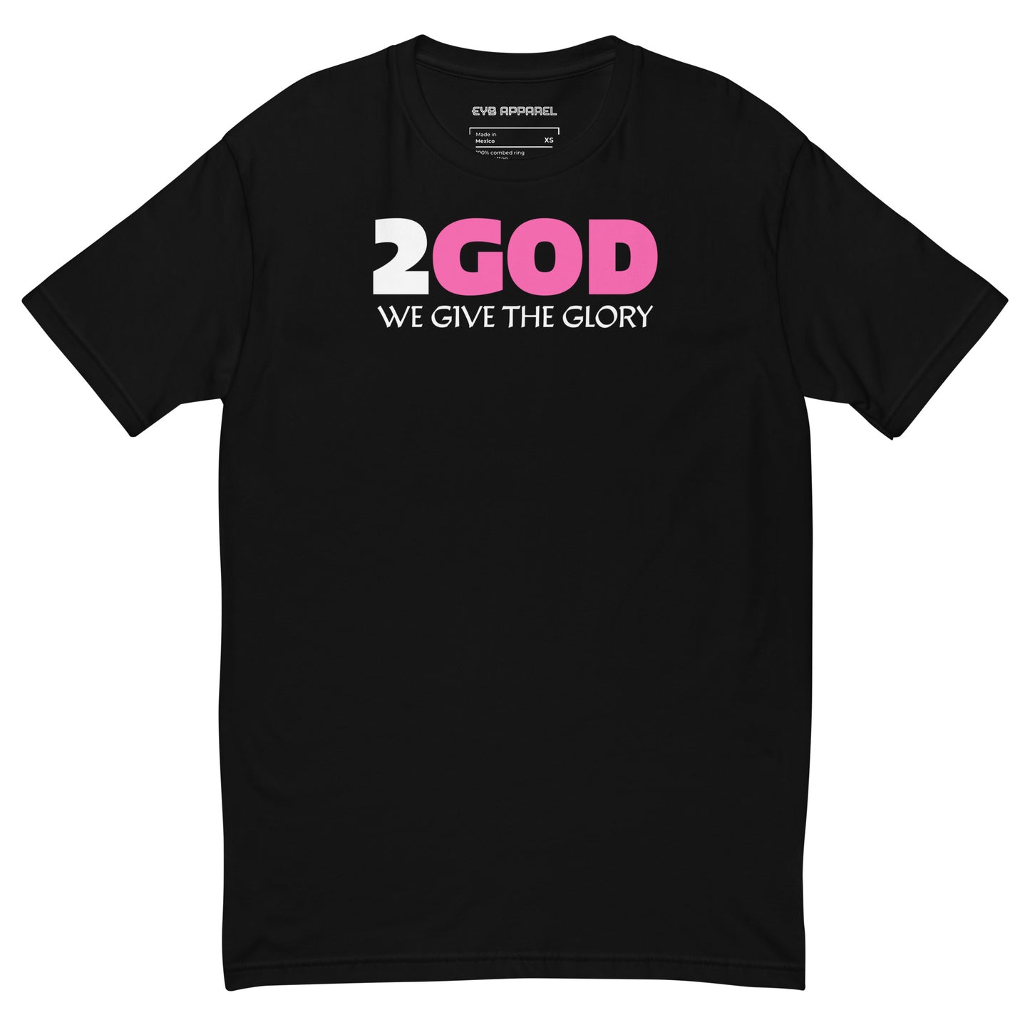 2GOD Short Sleeve T-Shirt BLK/PINK