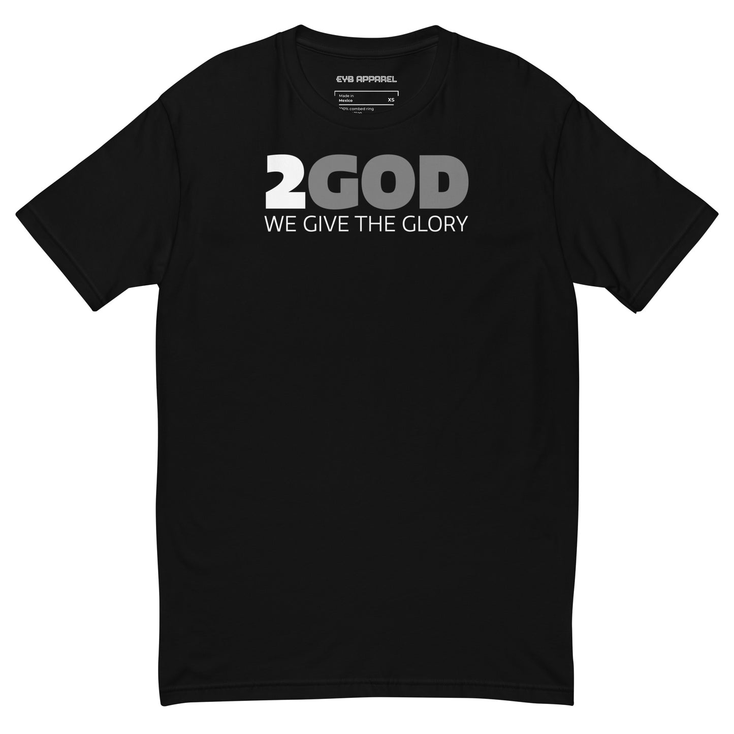 2GOD Short Sleeve T-Shirt BLK/GREY