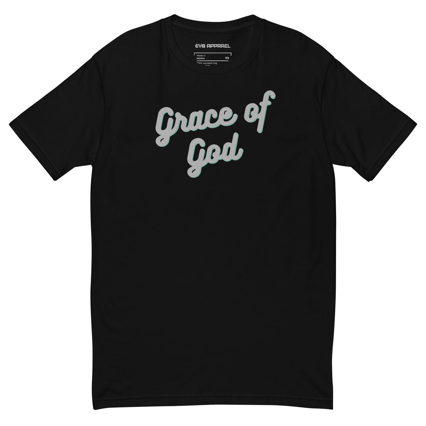 Grace of God Short Sleeve T-Shirt BLK/GREY