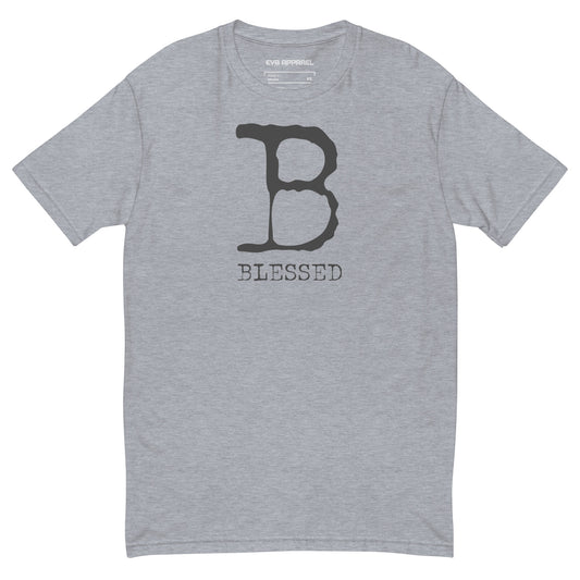 "Truly Blessed" Short-Sleeve Unisex T-Shirt GREY/BLK