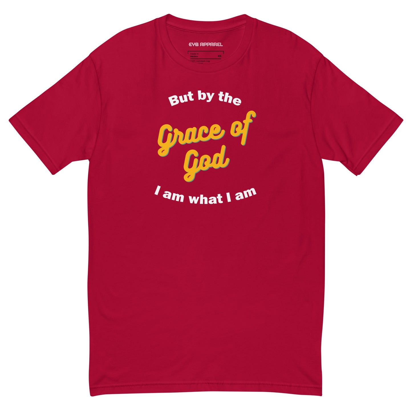 Grace of God Short Sleeve T-Shirt RED/GOLD