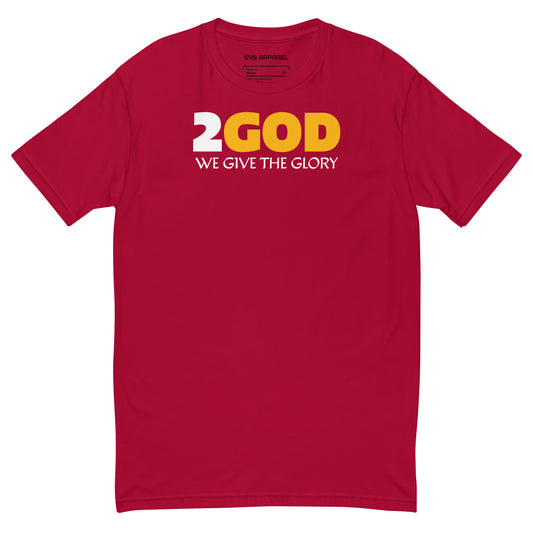 2GOD Short Sleeve T-Shirt RED/GOLD