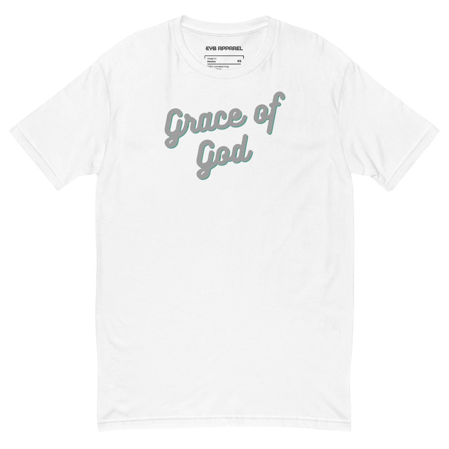 Grace of God Short Sleeve T-Shirt WHITE/GREY