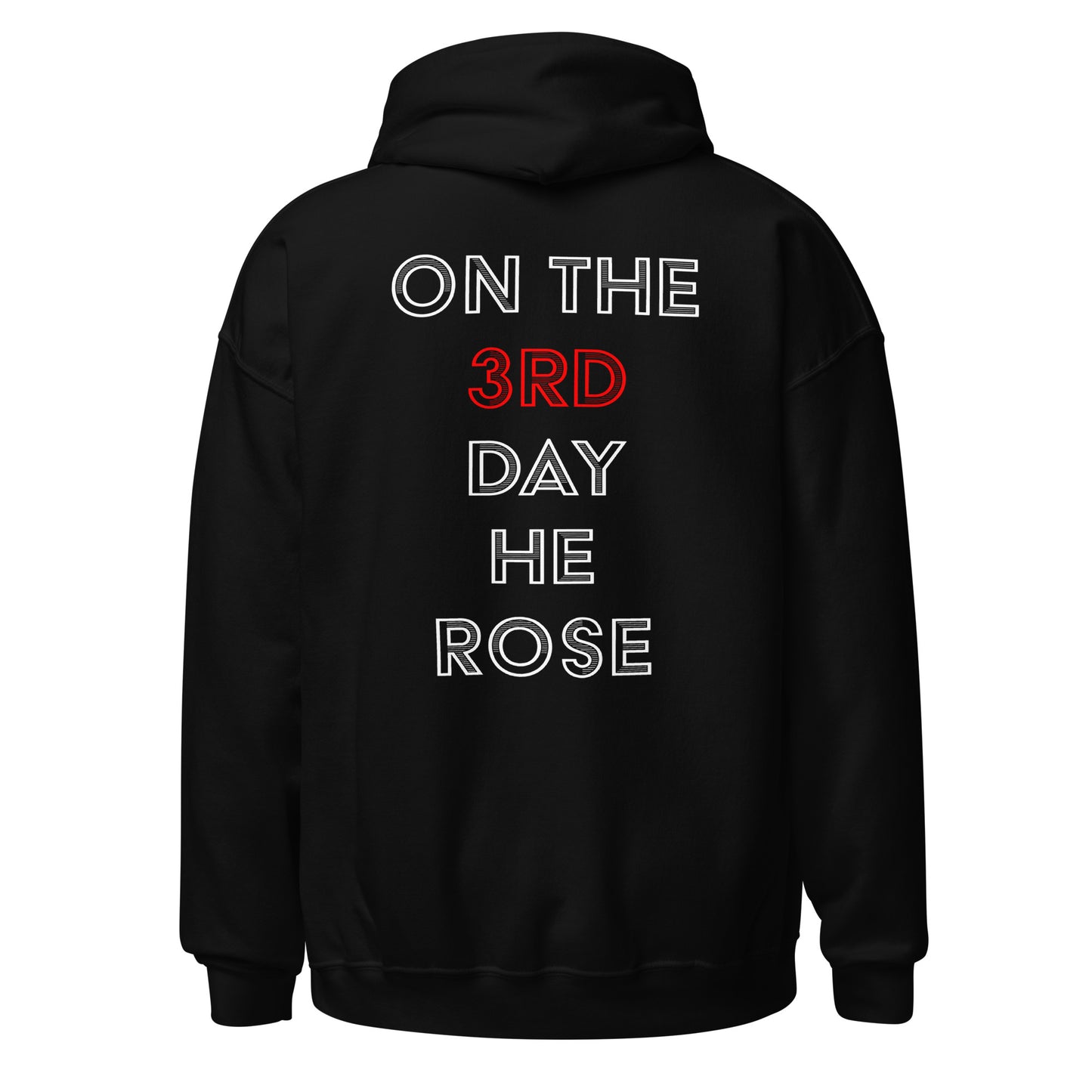 RISEN3 Unisex Hoodie BLACK