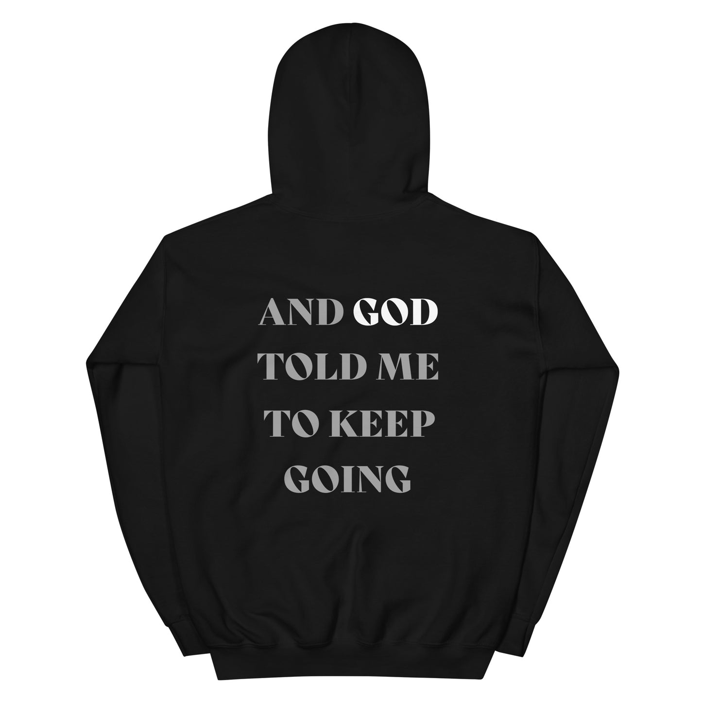 I PRAY'D ABOUT IT Unisex Hoodie BLK/GREY