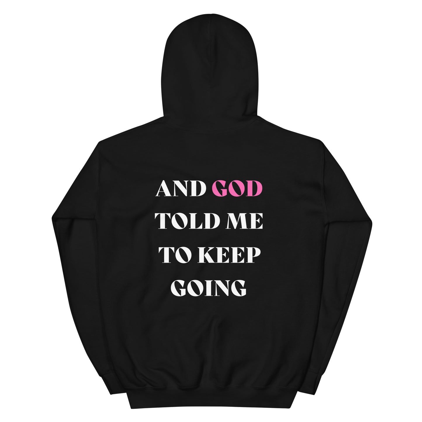 I PRAY'D ABOUT IT Unisex Hoodie BLK/PINK