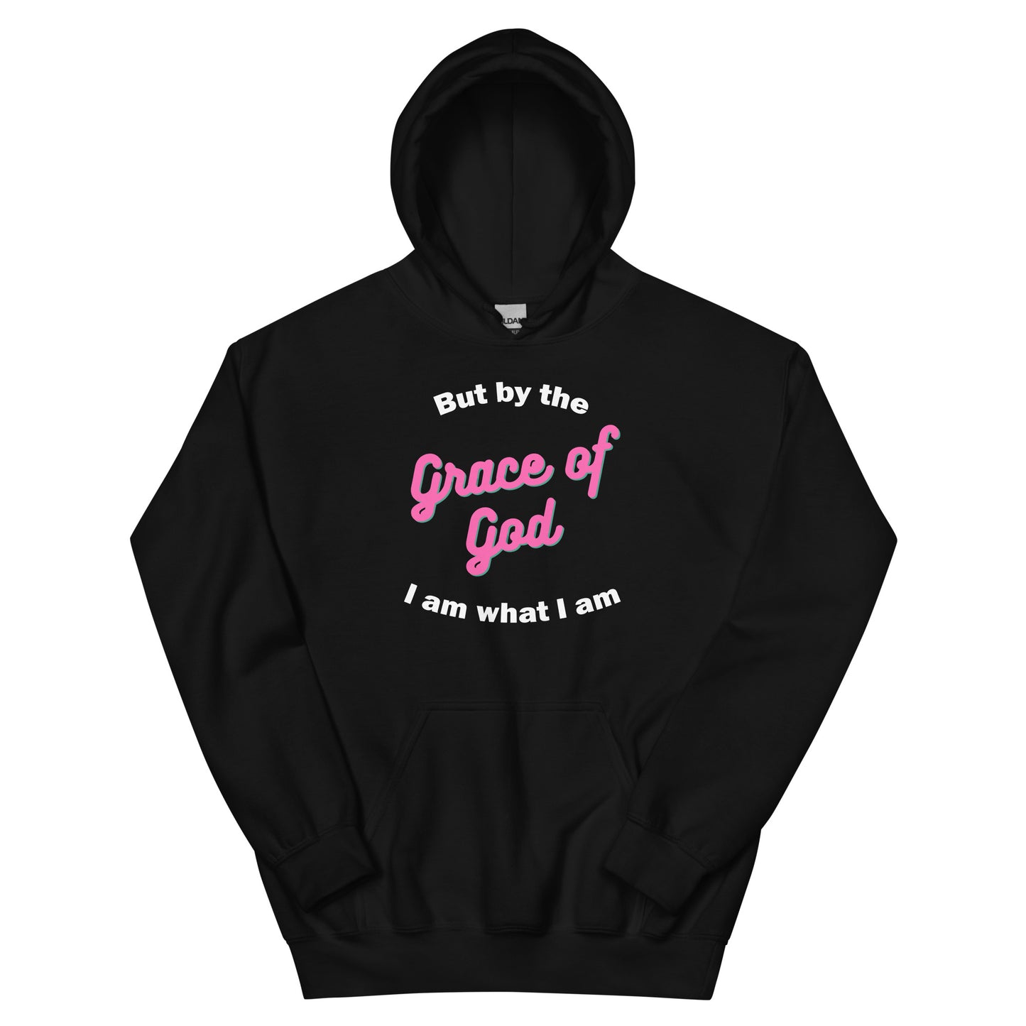 Grace of God Unisex Hoodie BLK/PINK