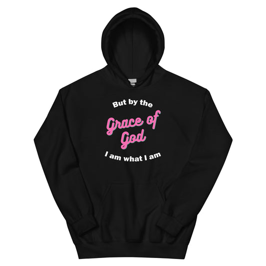 Grace of God Unisex Hoodie BLK/PINK