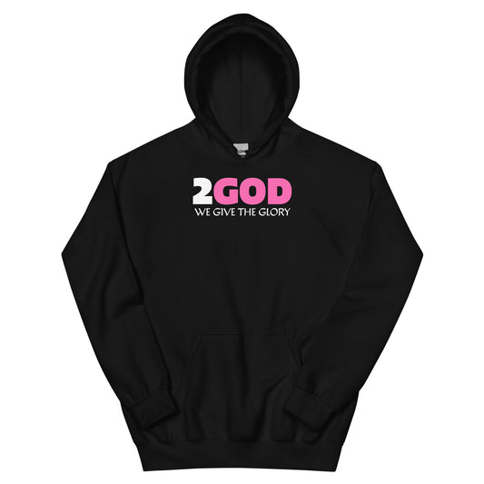 2GOD Unisex Hoodie BLK/PINK