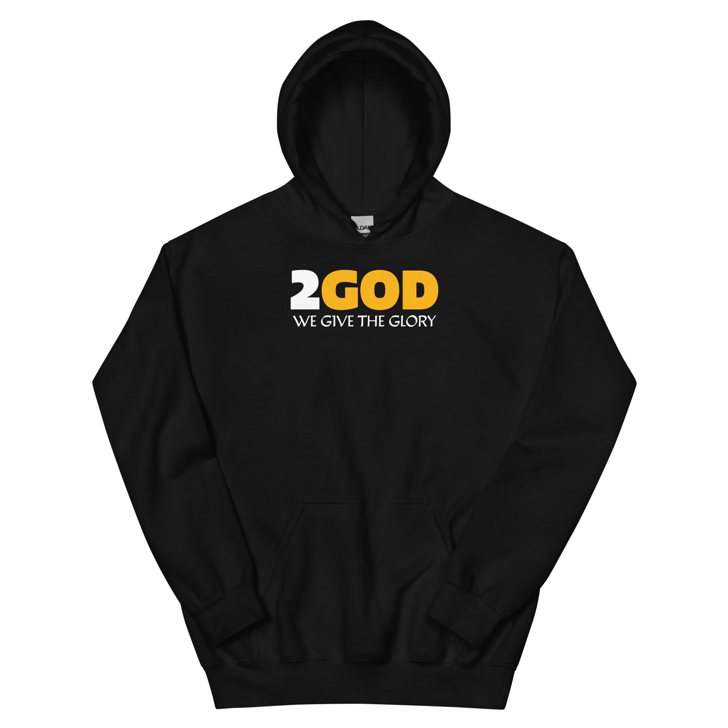 2GOD Unisex Hoodie BLK/GOLD