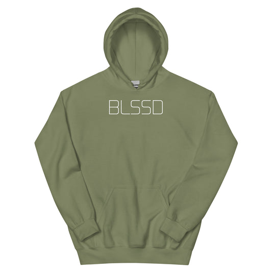 BLSSD Unisex Hoodie - GREEN/WHT