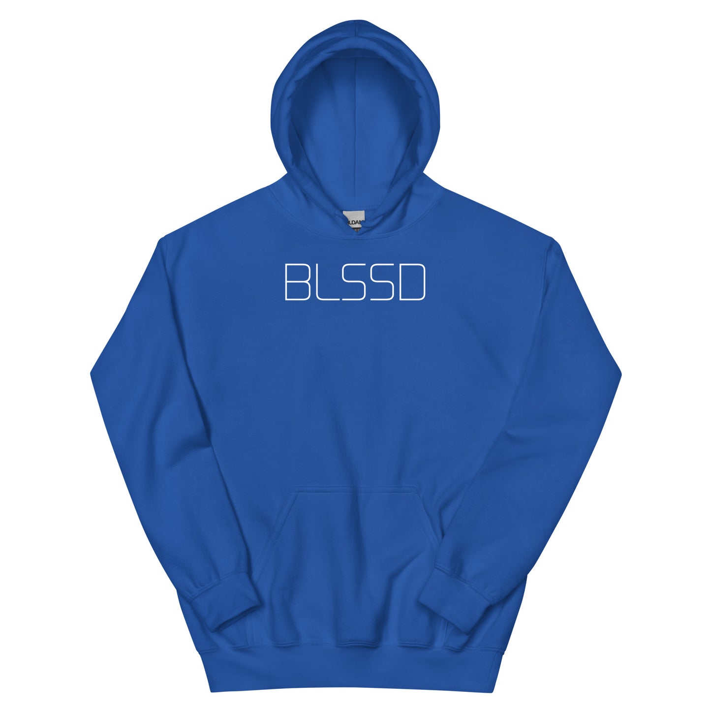 BLSSD Unisex Hoodie - ROYAL BLUE/WHT