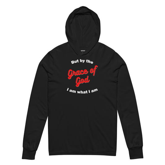 Grace of God Hooded Long-Sleeve Tee BLK/RED