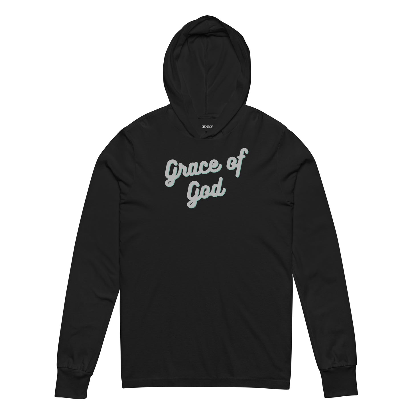 Grace of God Hooded Long-Sleeve Tee BLK/GREY