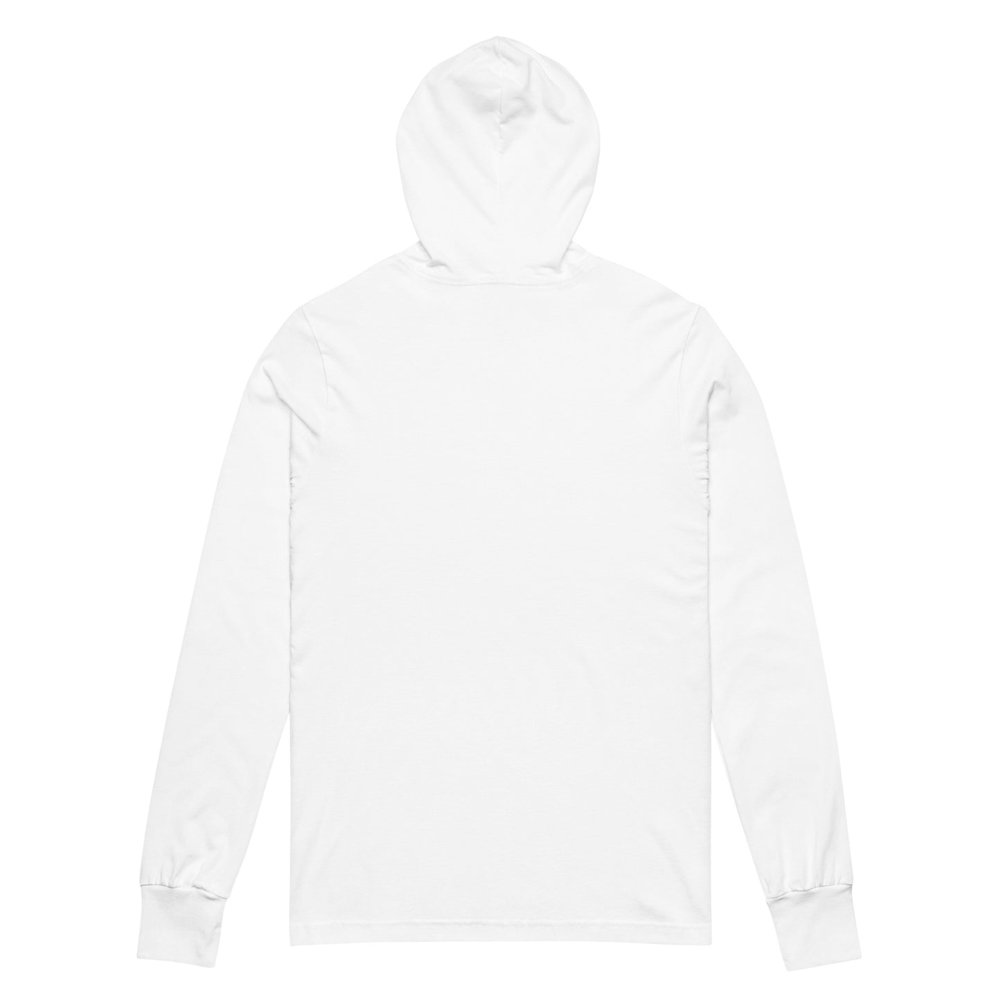 FAITH over Fear Hooded Long-Sleeve Tee WHT/RED