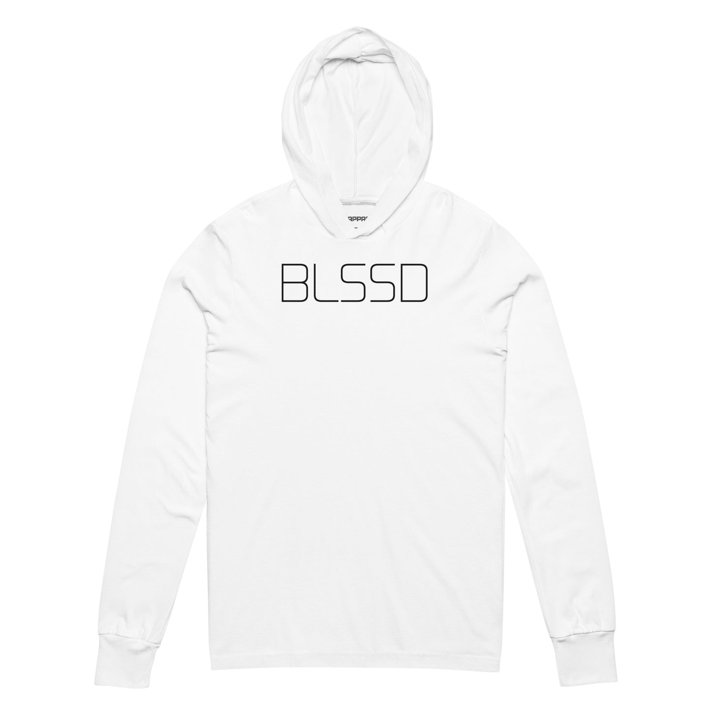 BLSSD Hooded Long-Sleeve Tee WHT/BLK